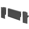 Zestaw do szuflady wewnętrznej średniej H127 SEVROLL V-BOX 3D SLIM grafit