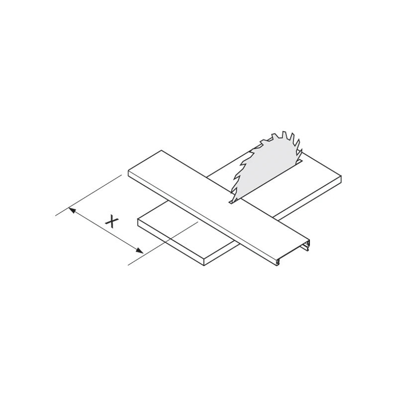 Front do szuflady wewnętrznej BLUM Tandembox Antaro biały
