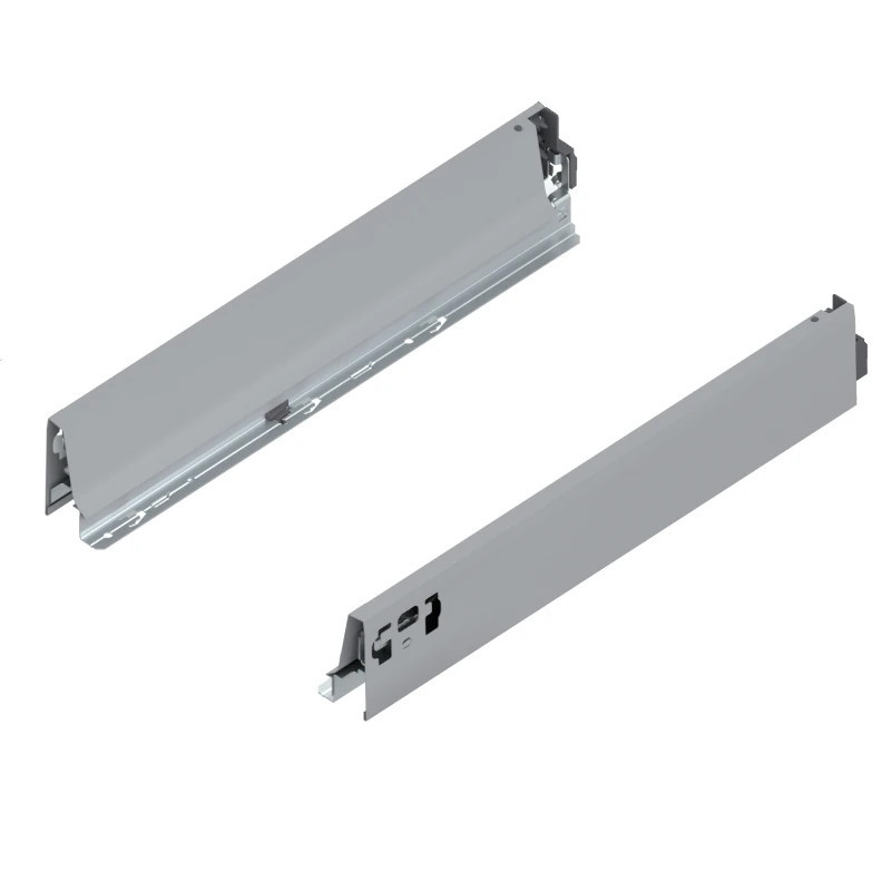 Bok szuflady BLUM Tandembox Antaro N 450 mm szary pod piekarnik - 378N4502SA