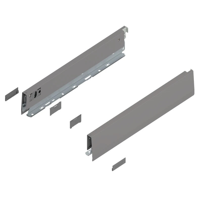 Bok szuflady BLUM MERIVOBOX N 450 mm szary - 470N4502S