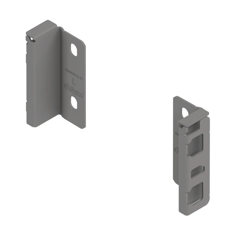 Mocowanie ścianki tylnej BLUM MERIVOBOX M szary - ZB4M000S