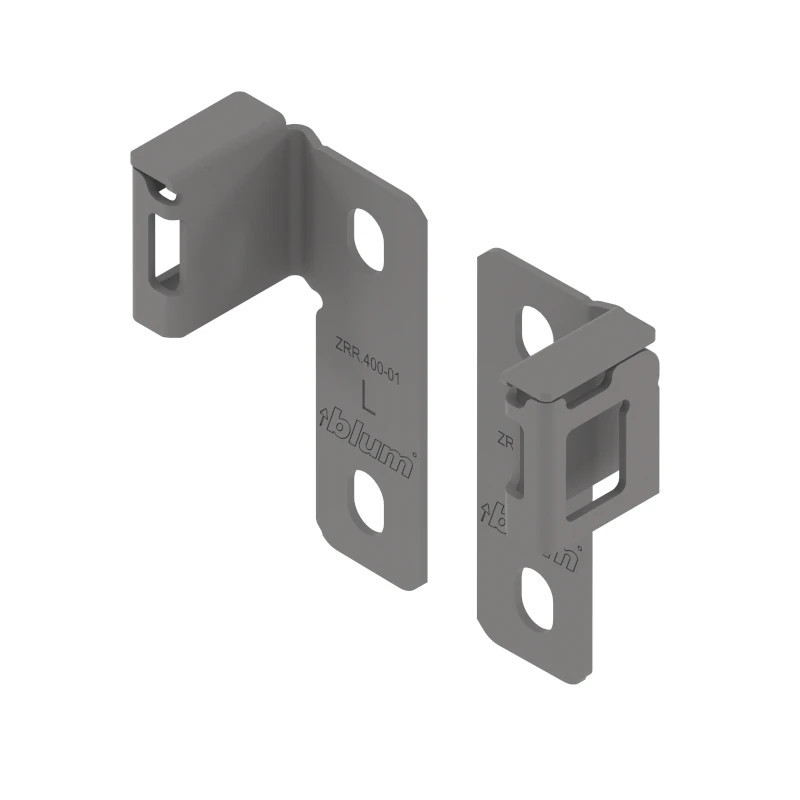 Uniwersalne mocowanie ścianki tylnej BLUM MERIVOBOX szary - ZRR.4000