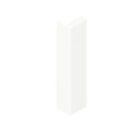 Zaślepka uchwytu ścianki tylnej BLUM MERIVOBOX E biały - ZB4E00AK