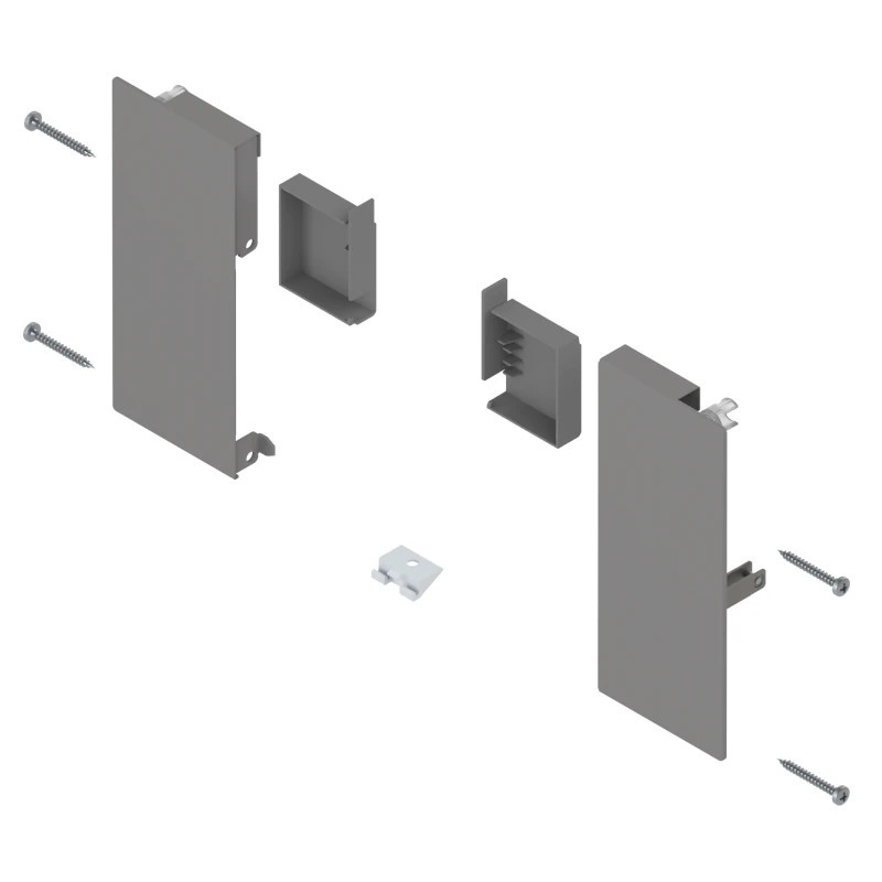 Mocowanie szuflady wewnętrznej BLUM MERIVOBOX K szare - ZI4.1KS1