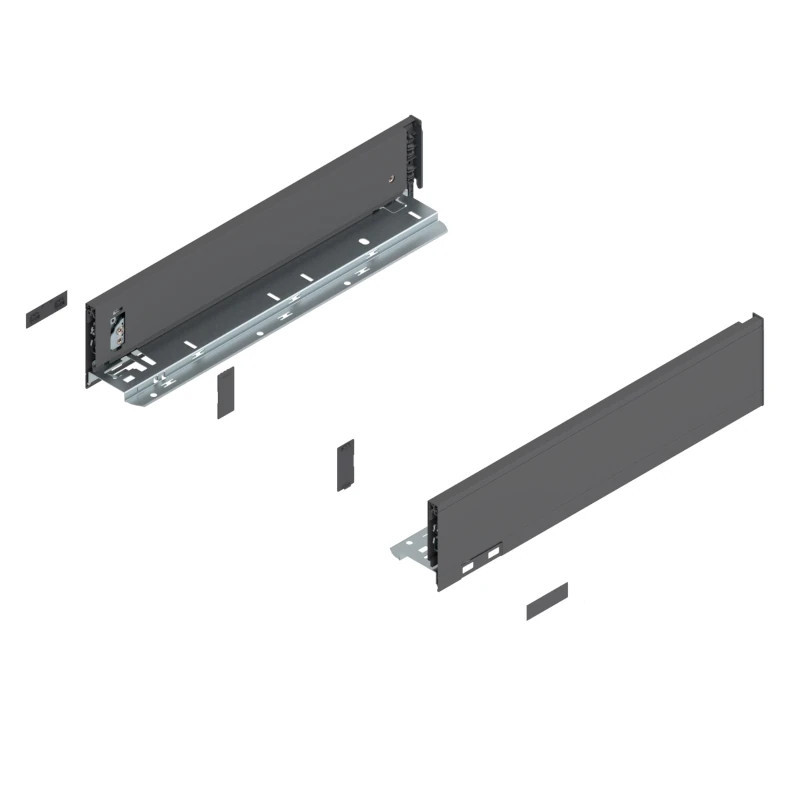 Bok szuflady BLUM LEGRABOX M 350 mm antracyt - 770M3502S