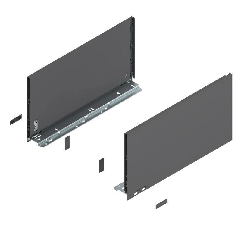 Bok szuflady BLUM LEGRABOX F 500 mm antracyt - 770F5002S