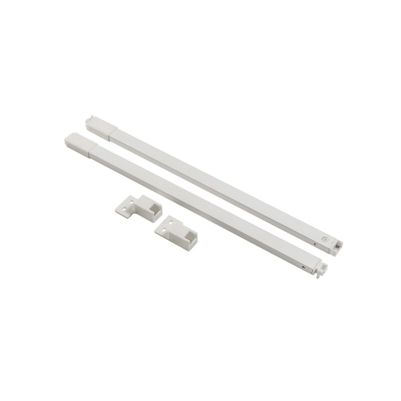 Reling wzdłużny kwadratowy Axis Pro GTV biały 550 mm