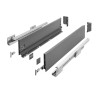 Szuflada GTV AXIS PRO 300 mm średnia H120 antracyt - PB-AXISPRO-KPL300B