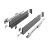 Szuflada GTV AXIS PRO 450 mm niska H69 antracyt - PB-AXISPRO-KPL69-450-60