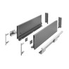 Szuflada GTV AXIS PRO 350 mm wysoka H168 antracyt - PB-AXISPRO-KPL350C