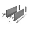 Szuflada GTV AXIS PRO 300 mm wysoka H200 antracyt - PB-AXISPRO-KPL300D
