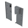 Złączka frontu wewnętrznego GTV AXIS PRO średnia H120 antracyt - PB-AXISPRO-WEWMOCB