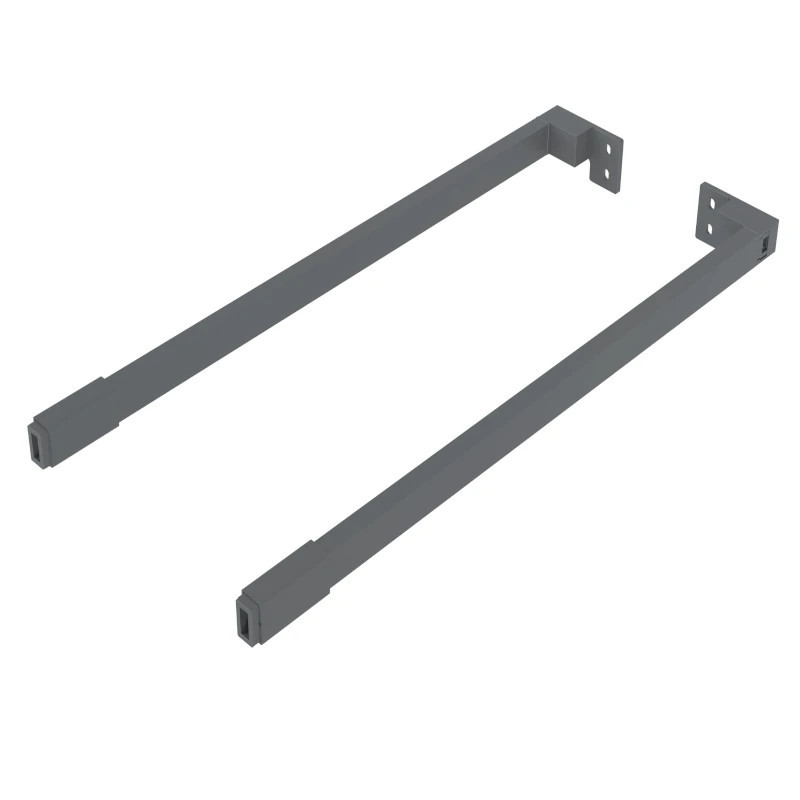 Reling wzdłużny do szuflad GTV AXIS PRO 500 mm antracyt - PB-AXISPRO-RELKW500