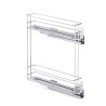 Kosz cargo boczny NOMET STANDARD PRO 150 mm prawy 2P srebrny - W-2333M-150P.P22