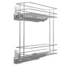 Kosz cargo boczny NOMET STANDARD PRO 150 mm lewy 2P chrom - W-2333M-150L.G2