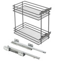 Kosz cargo boczny GTV MOVIX 300 mm 2P antracyt - KO-300M-BO-60