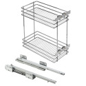 Kosz cargo boczny GTV MOVIX 300 mm 2P chrom - KO-300M-BO-01