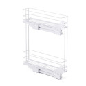 Kosz cargo boczny lewy NOMET STANDARD PRO 150 mm 2P biały - W-2333M-150L.P1