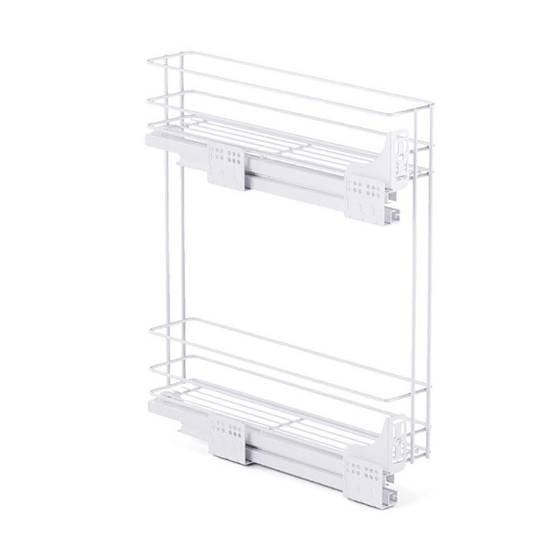Kosz cargo boczny lewy NOMET STANDARD PRO 150 mm 2P biały - W-2333M-150L.P1