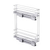 Kosz cargo boczny lewy NOMET STANDARD PRO 200 mm 2P srebrny - W-2333M-200L.P22