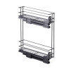 Kosz cargo boczny lewy NOMET STANDARD PRO 200 mm 2P antracyt - W-2333M-200L.P68