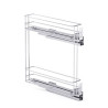 Kosz cargo boczny prawy NOMET STANDARD PRO 200 mm 2P srebrny - W-2333M-200P.P22