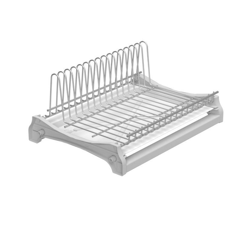Ociekarka jednopoziomowa NOMET do szafki 450 mm srebrna - W-2508-450.P22