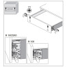 Szuflada AvanTech YOU Hettich 450 mm niska H101 biała 30kg