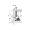 Szuflada AvanTech YOU Hettich 450 mm niska H101 biała 30kg