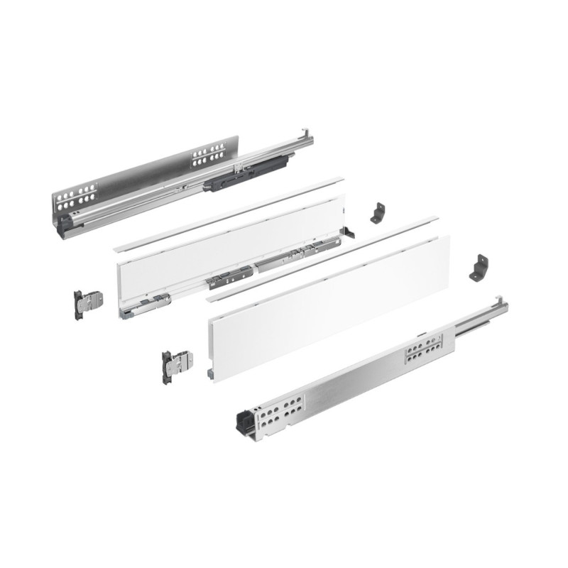Szuflada AvanTech YOU Hettich 450 mm niska H101 biała 30kg