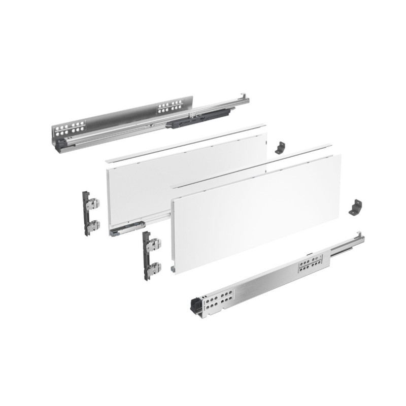 Szuflada AvanTech YOU Hettich 450 mm wysoka H187 biała 30kg