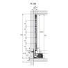 Szuflada AvanTech YOU Hettich 450 mm wysoka H251 biała 30kg