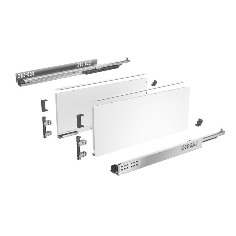 Szuflada AvanTech YOU Hettich 450 mm wysoka H251 biała 30kg