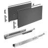 Szuflada AvanTech YOU Hettich 450 mm wysoka H251 antracyt 30kg