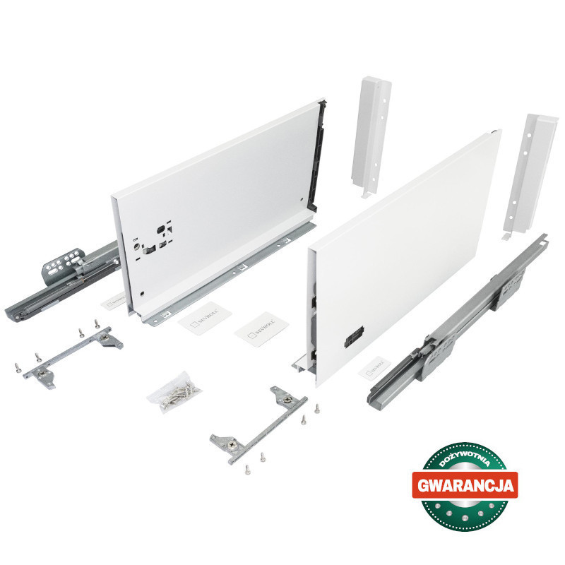 Szuflada SEVROLL V-BOX 16 600 mm wysoka H238 mm biała 40kg