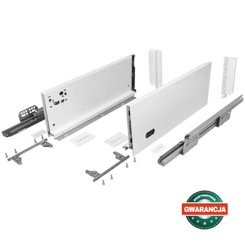 Szuflada SEVROLL V-BOX 16 600 mm wysoka H178 mm biała 40kg