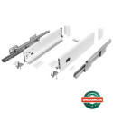 Szuflada V-BOX 18 3D Slim 250 mm niska H95 biała