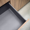 Szuflada V-BOX 18 3D Slim 600 mm niska H95 grafit - 223514-18
