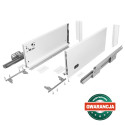 Szuflada V-BOX 18 3D Slim 400 mm średnia H178 biała - 223474-18