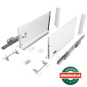 Szuflada V-BOX 18 3D Slim 400 mm wysoka H238 biała - 223492-18
