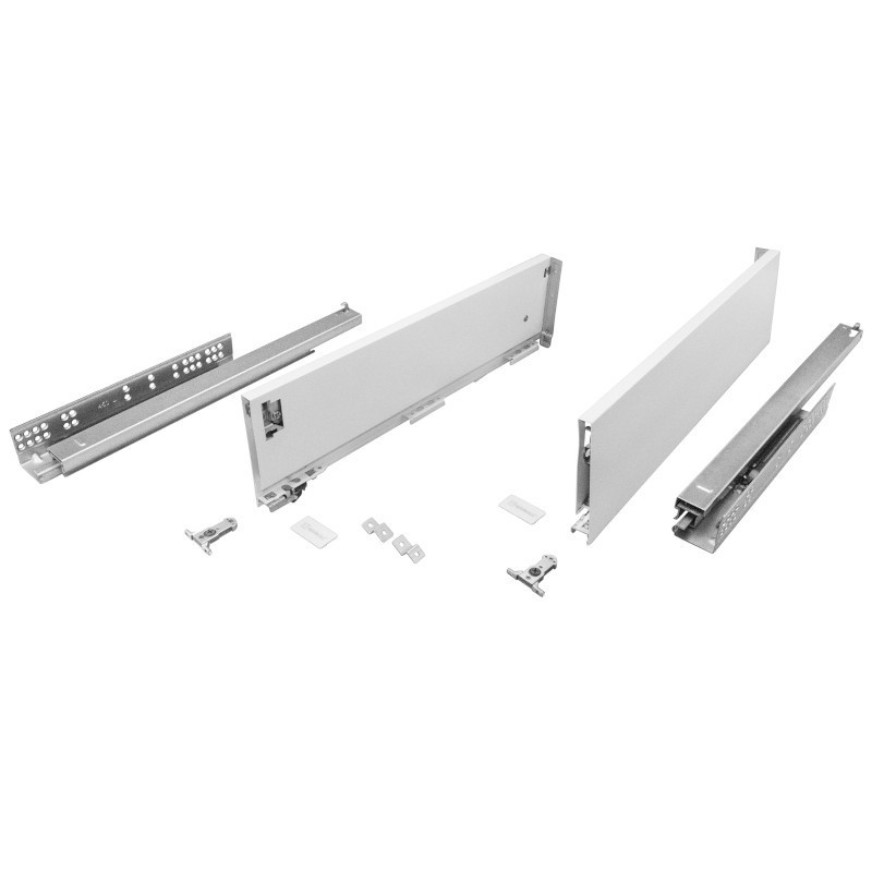 Szuflada Sevrollbox Slim 3D 450 mm średnia H131 biała - 223122