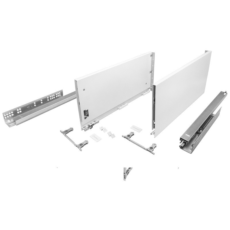Szuflada Sevrollbox Slim 3D 350 mm wysoka H213 biała - 222991