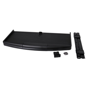 Półka pod klawiaturę MS-195 czarna z prowadnicami