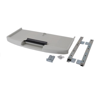 Półka pod klawiaturę MS-195 szara z prowadnicami