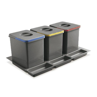 System pojemników Multino 800 3x15L antracyt