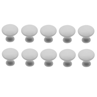 Gałka meblowa GTV Terni biała - 10 sztuk
