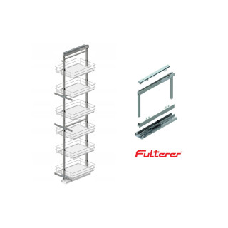 Kosz cargo maxi 30 REJS Maxima EVO 6 półek pełne dno białe