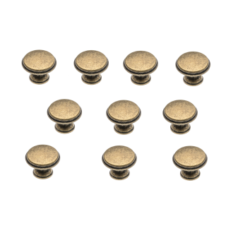 Gałka meblowa GTV Cento antyczny mosiądz GZ-CENTO-1-04 - 10 sztuk