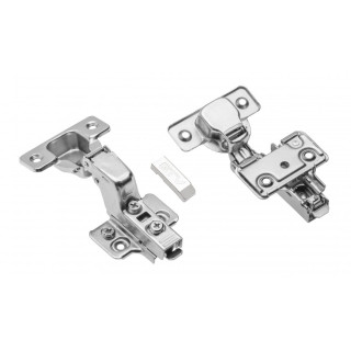 Zawias meblowy GTV samodomykający wpuszczany 3D z prowadnikiem - 2 sztuki