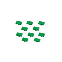 Uchwyt meblowy gumowy Block zielony - 10 sztuk Uchwyt meblowy gumowy Block zielony - 10 sztuk